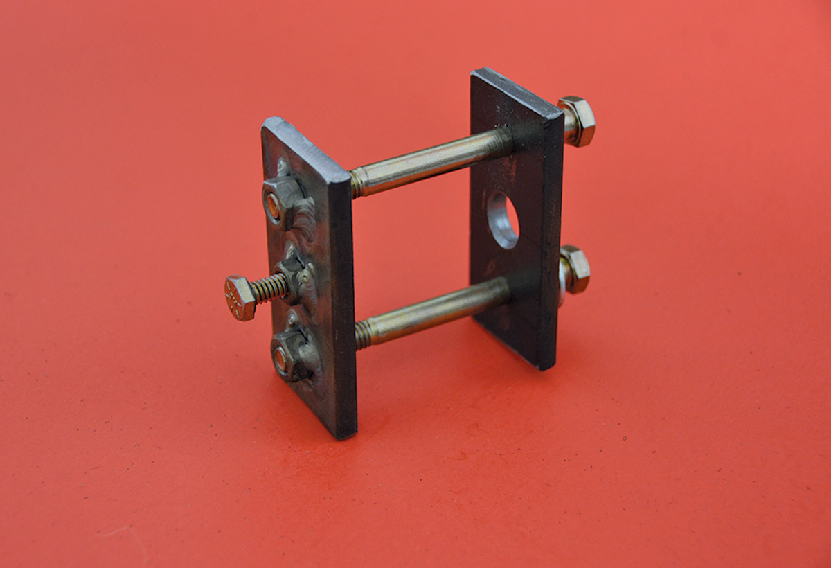 The completed pin press, version 1.0