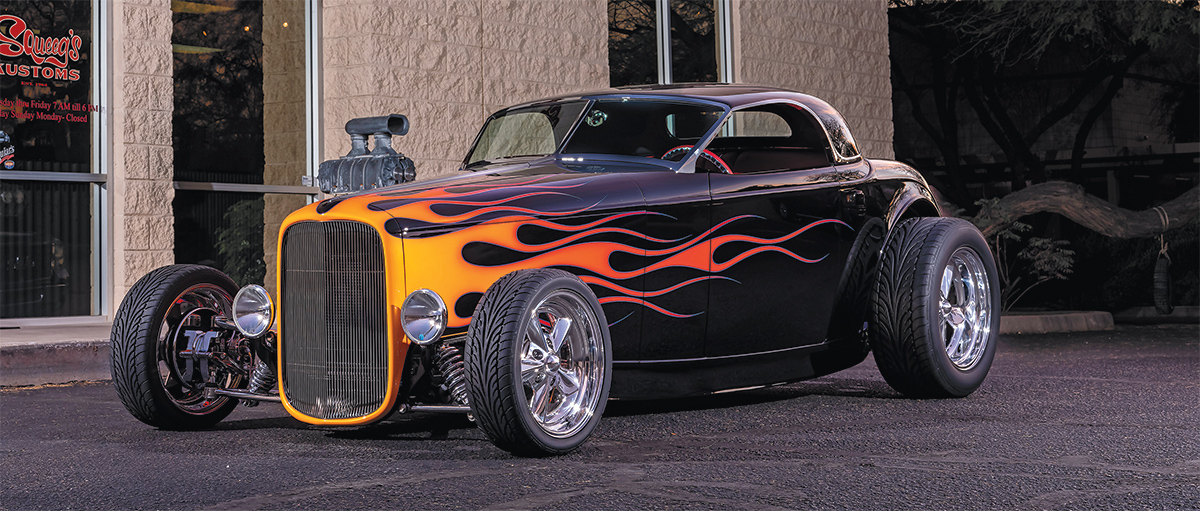 1932 Ford Muroc fenderless roadster with flames