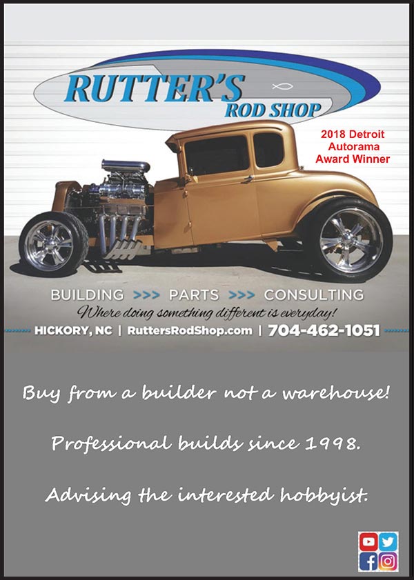 Rutter's Rod Shop Advertisement