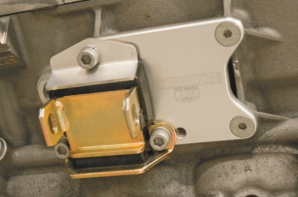 The AME LS motor mount plate after attaching