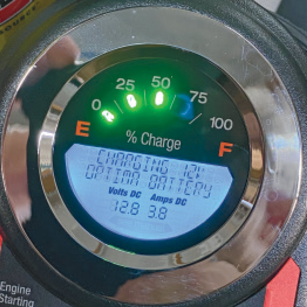 Photo of LED readout