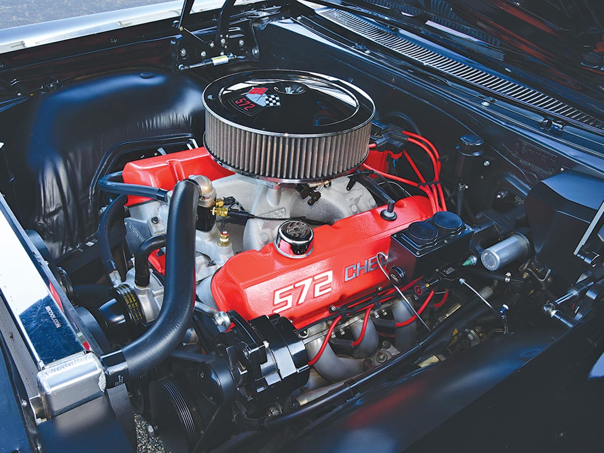 Under the Hood of a 1965 Chevy Bel Air