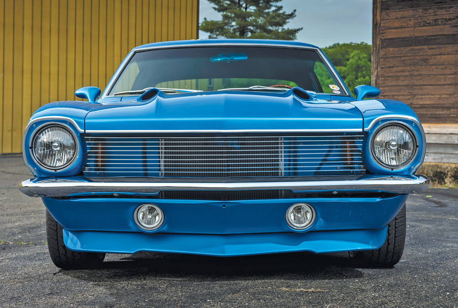 Blue 1972 Ford Maverick