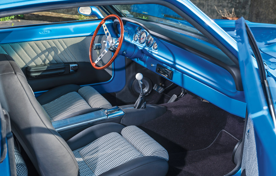 Inside of a 1972 Ford Maverick
