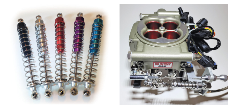 adjustable billet coilover shock throttle return spring kit
