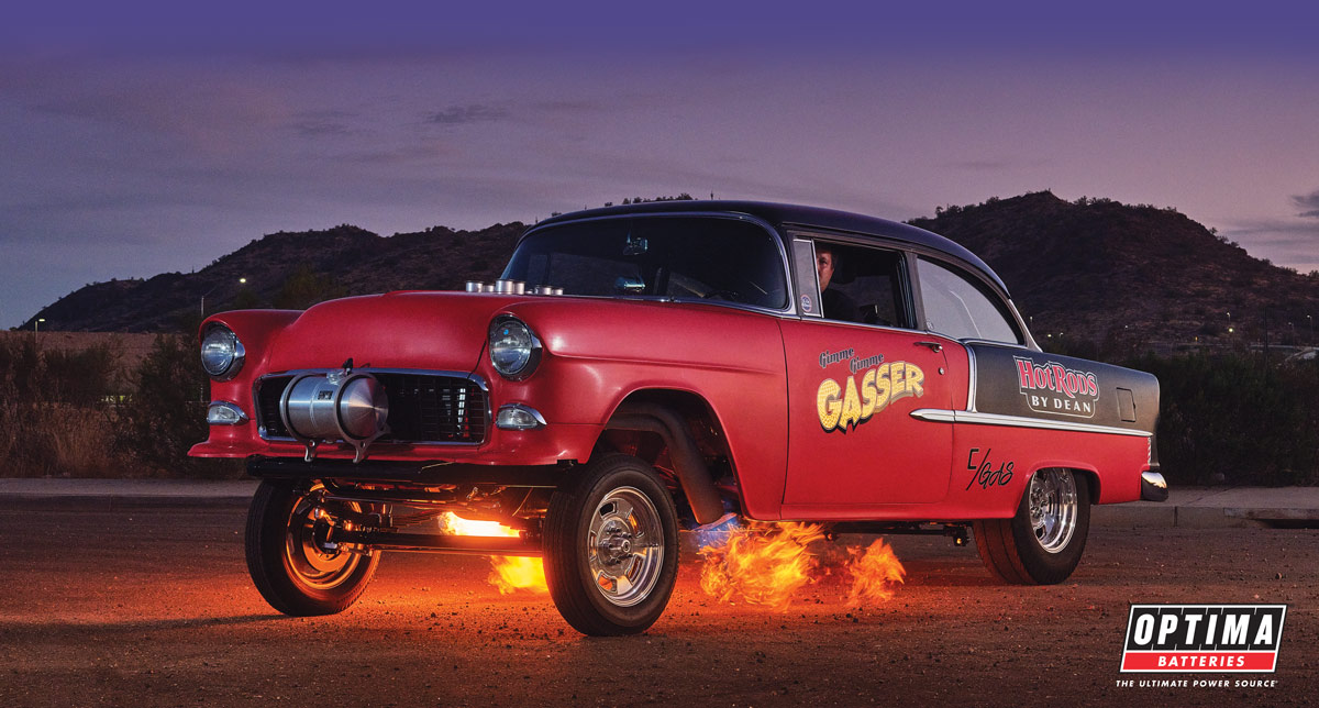 1955 Chevy Gasser side view