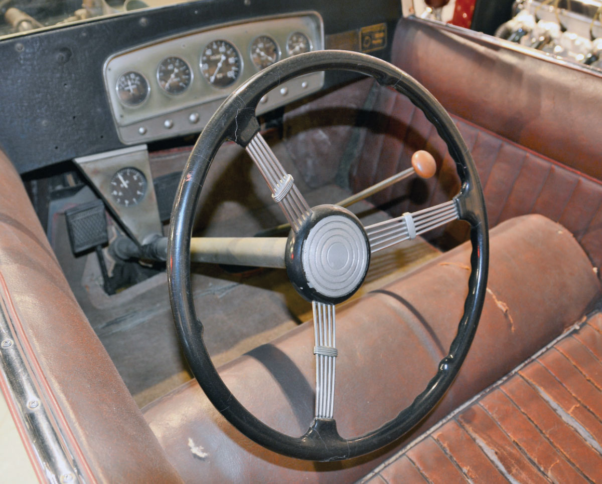 Steering Wheel inside of car