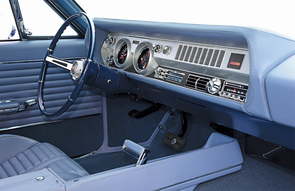 1966 Olds 4-4-2 interior dashboard