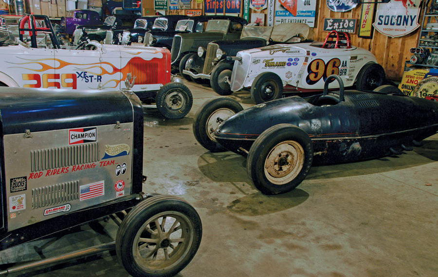 Feel the history among these race cars from their competition on the salt and dry lakes