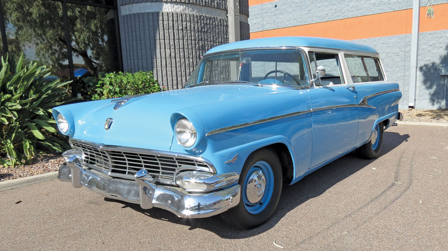 This 1956 Ford Ranch Wagon was in amazing shape to begin with, making this project a lot more straightforward of a build