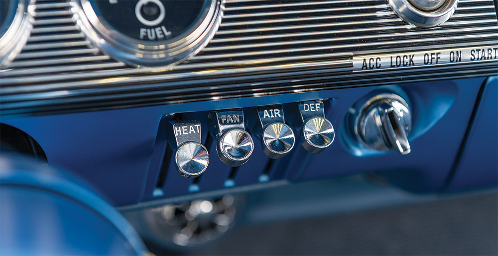 1961 Chevy Impala dash closeup
