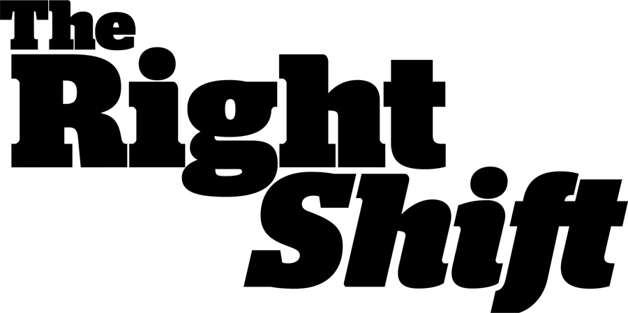 The Right Shift typography