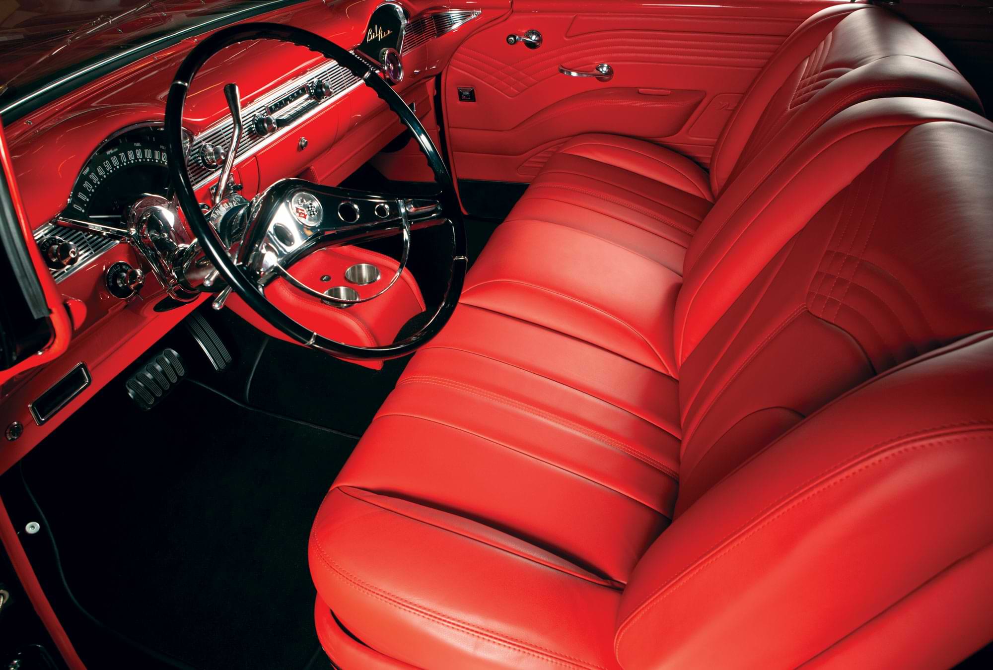 1956 Chevy Nomad interior closeup