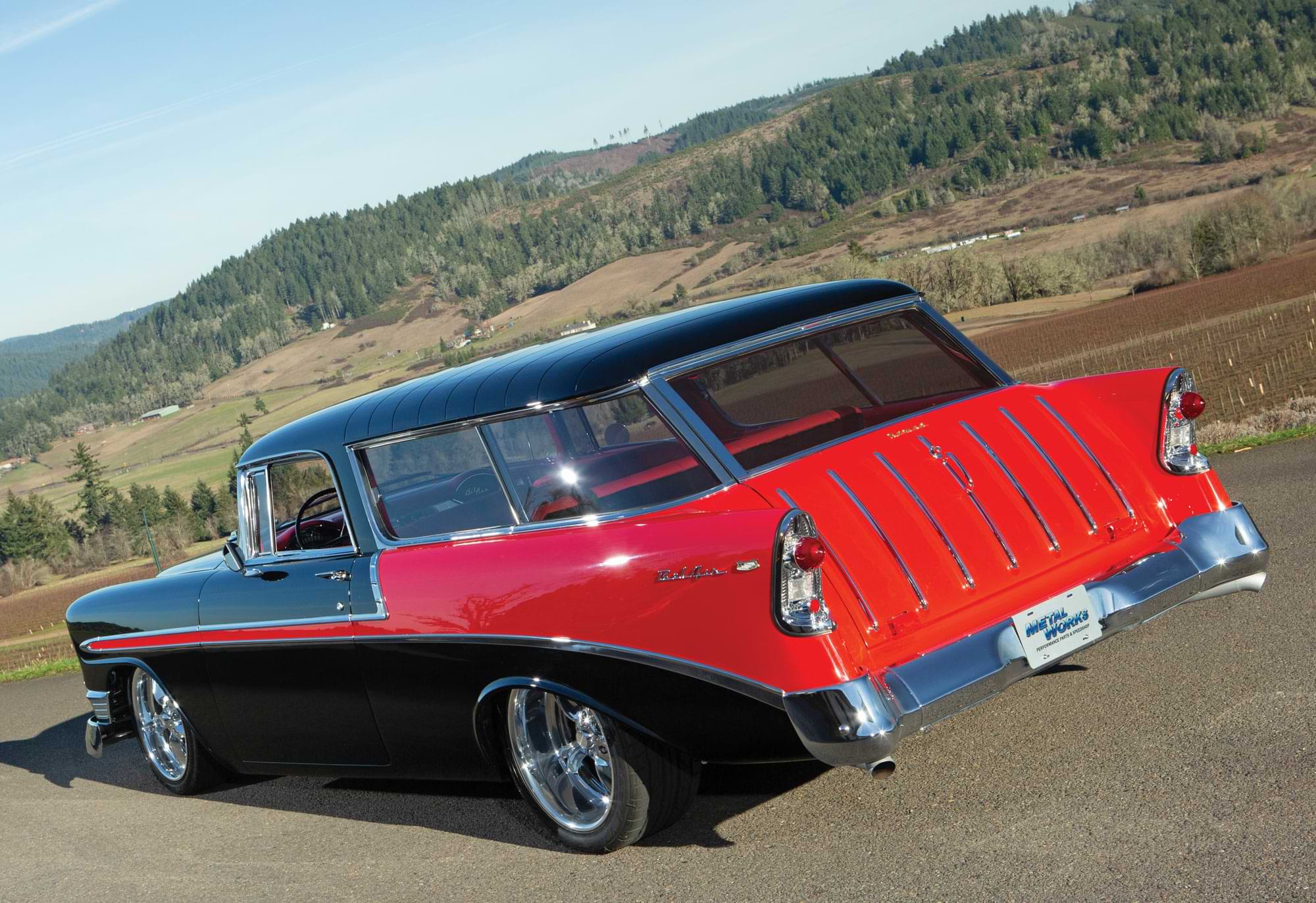 1956 Chevy Nomad back view