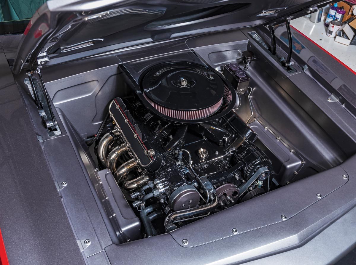 Engine in a 1969 Camaro