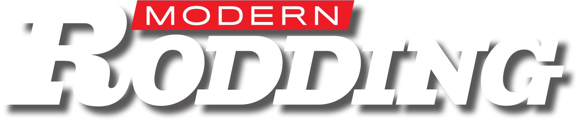 Modern Rodding logo with dropshadow