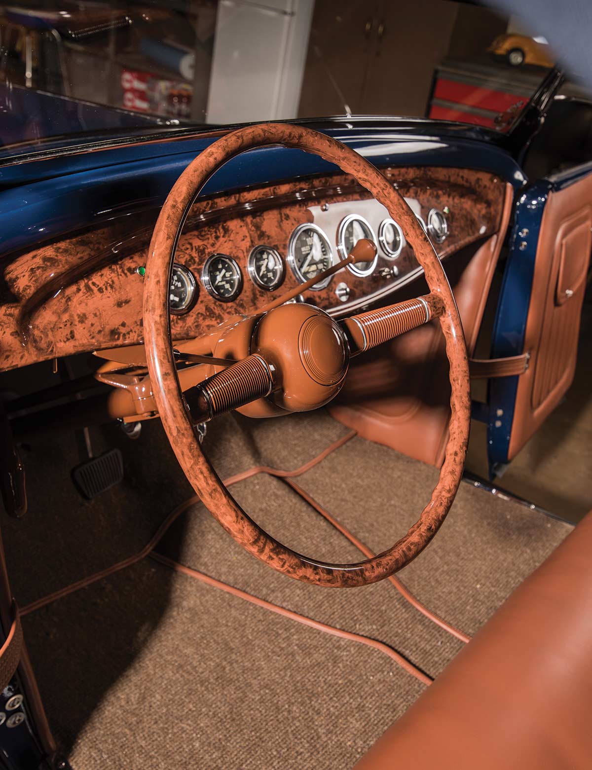 1931 A/V-8 Roadster steering wheel