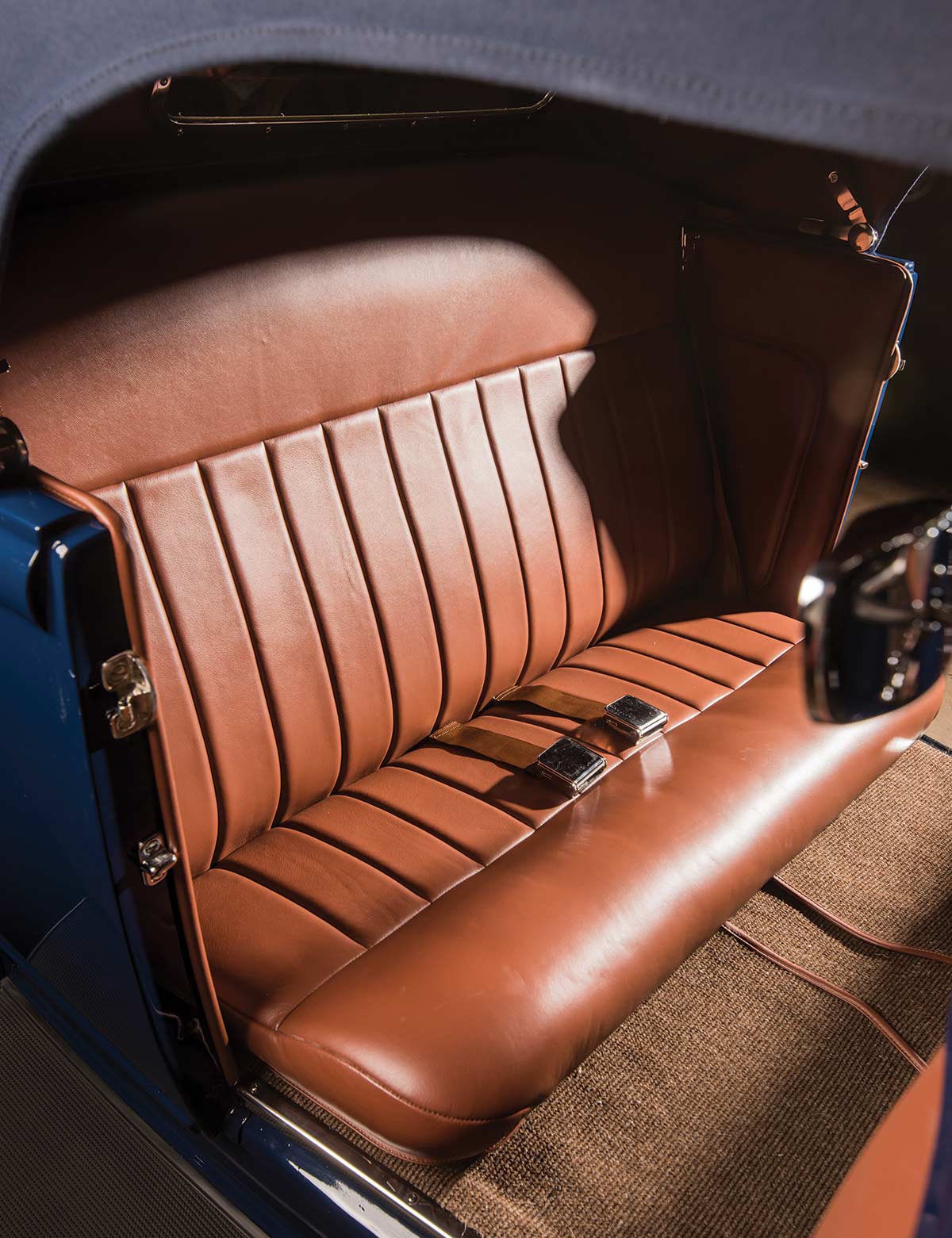 1931 A/V-8 Roadster backseat upholstery 