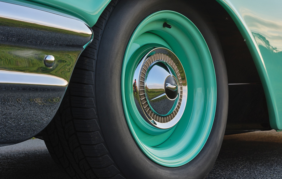 Rims/Tires on a 1957 Chevy 210