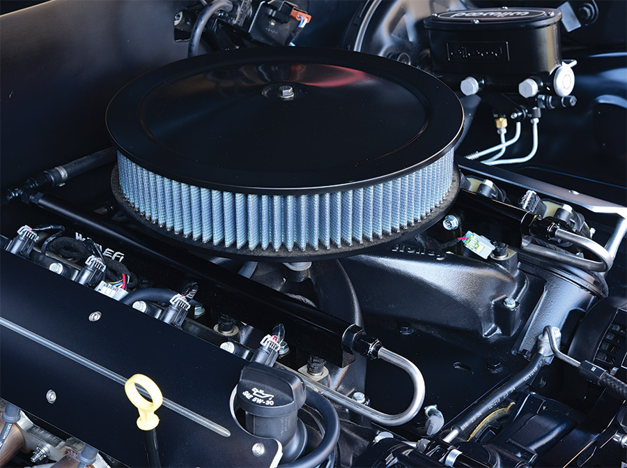 1969 Buick Skylark Sport Coupe engine closeup view under hood