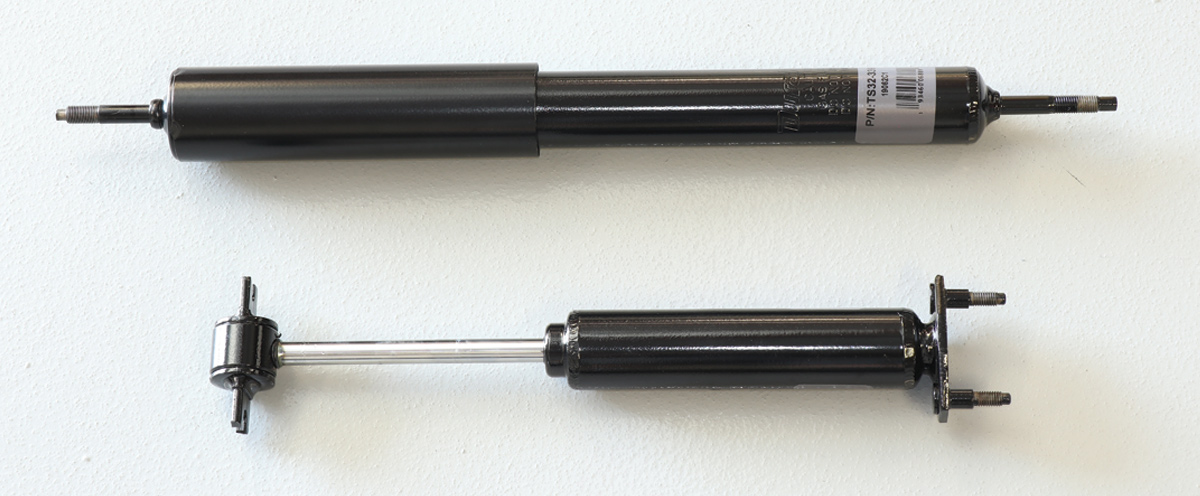 Duralast TwinTube shock absorbers, PNs TS32-33922B (top) and TS33-33931B (bottom)