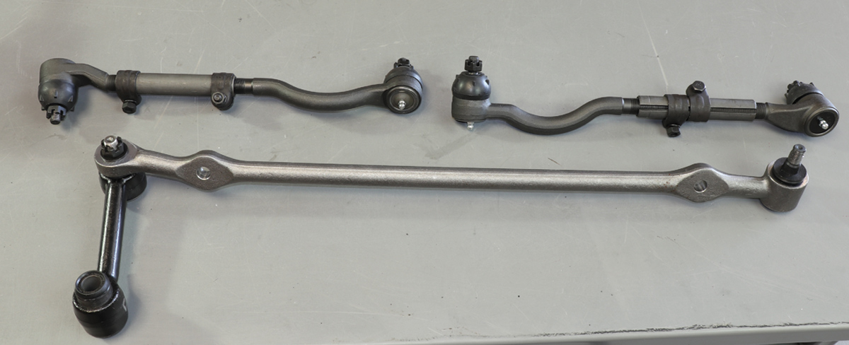 inner and outer tie rod ends were replaced with Duralast units (PNs ES713 and ES714)