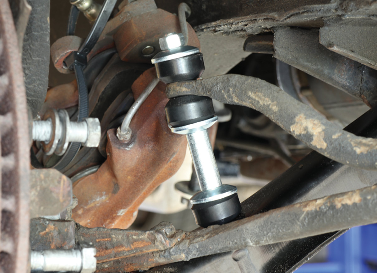view of antiroll bar endlink bushings