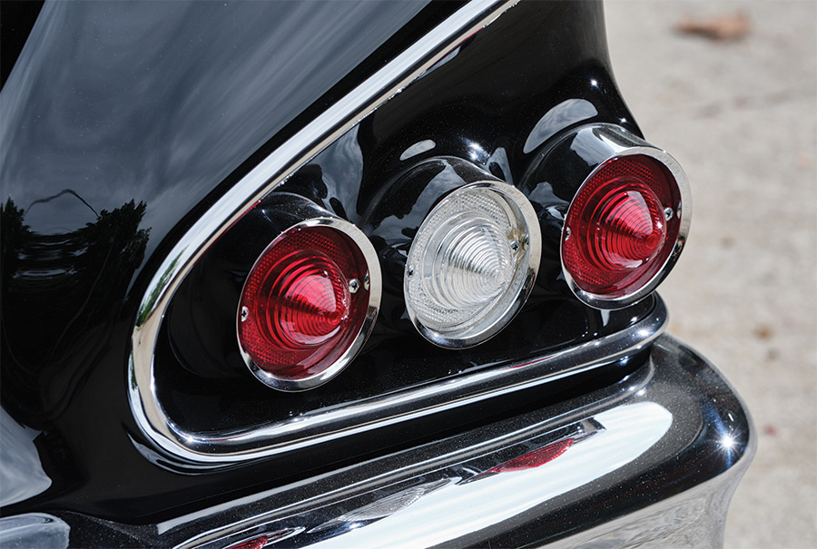 1958 Chevy Impala taillight closeup