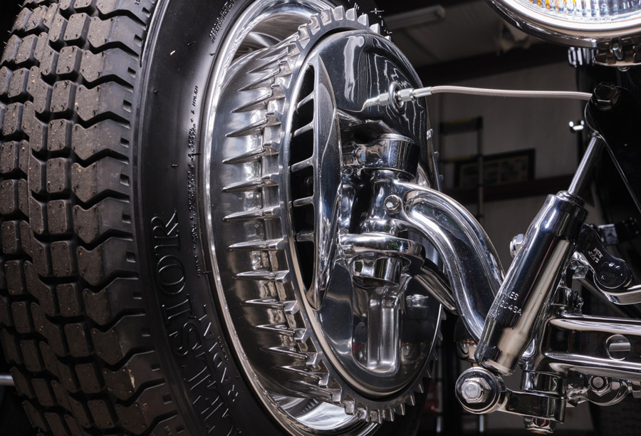 Tire on a 1932 Ford Highboy Roadster