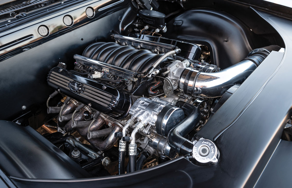 1966 Buick Skylark engine compartment