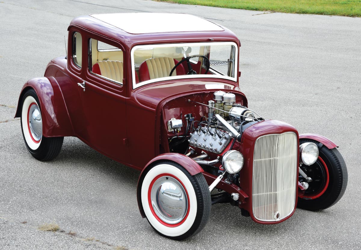 Rob and Marilyn Morrison’s Traditional 1932 Ford Coupe Front