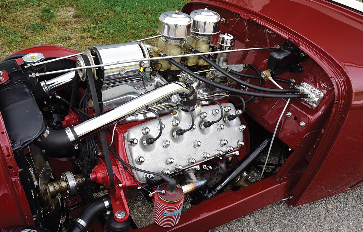 Rob and Marilyn Morrison’s Traditional 1932 Ford Coupe Engine