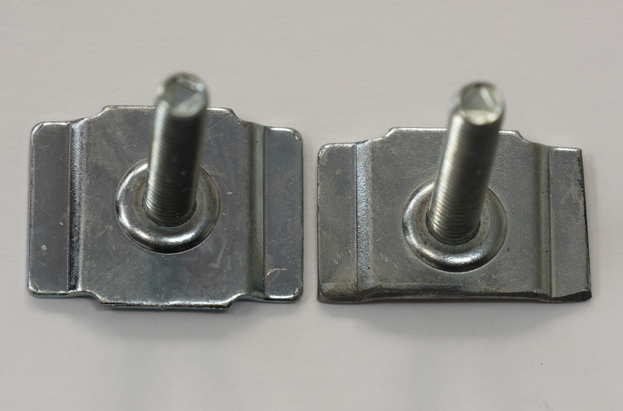 Look closely at these two Bed Wood and Parts–provided T-bolt fasteners