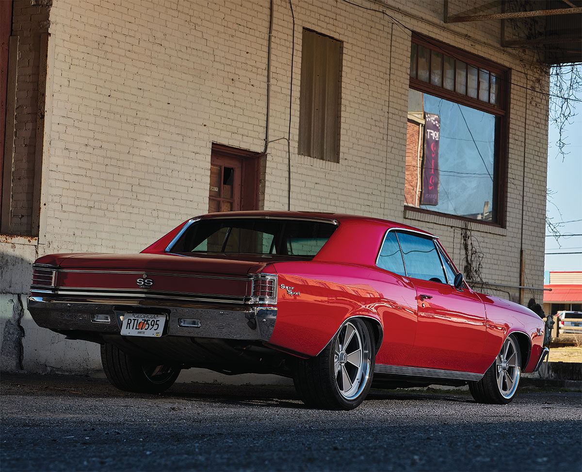 '67 Chevy Chevelle rear view