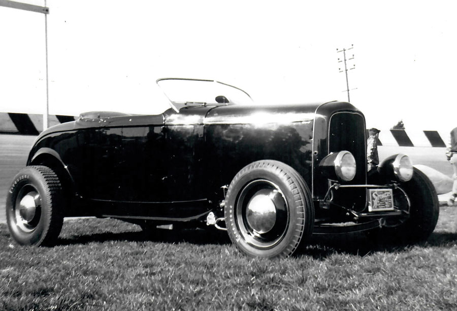 Among the projects of the facility in Pomona were restorations of several famous hot rods, such as the Doane Spencer and Bob McGee ’32 roadsters, Duffy Livingston’s road race “T,” and a couple of new customs for ZZ Top’s Billy Gibbons