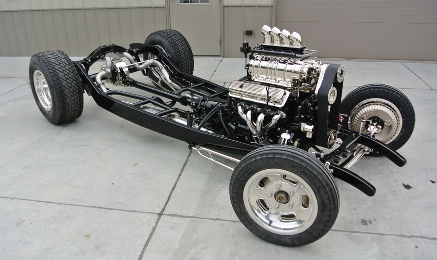 Like so many world-class hot rods this chassis is almost too pretty to cover with a body