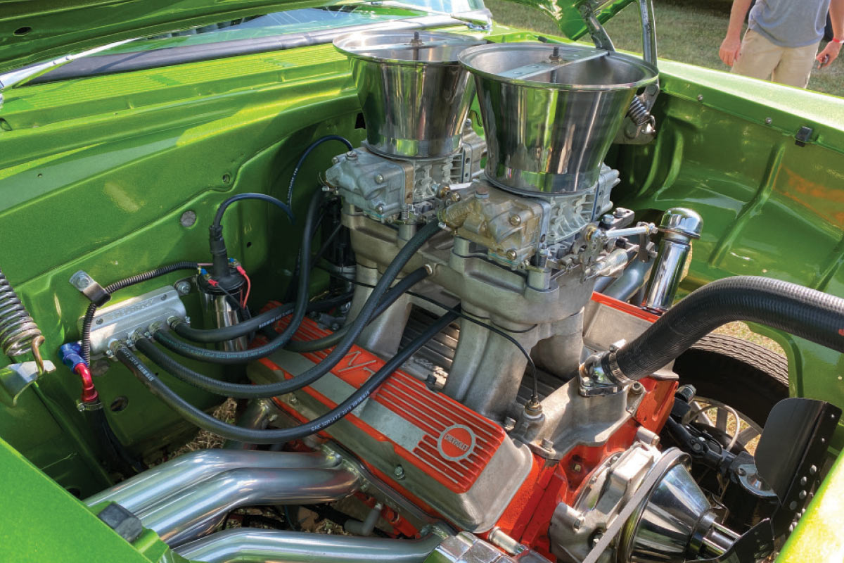 ’55 Chevy Gasser's engine