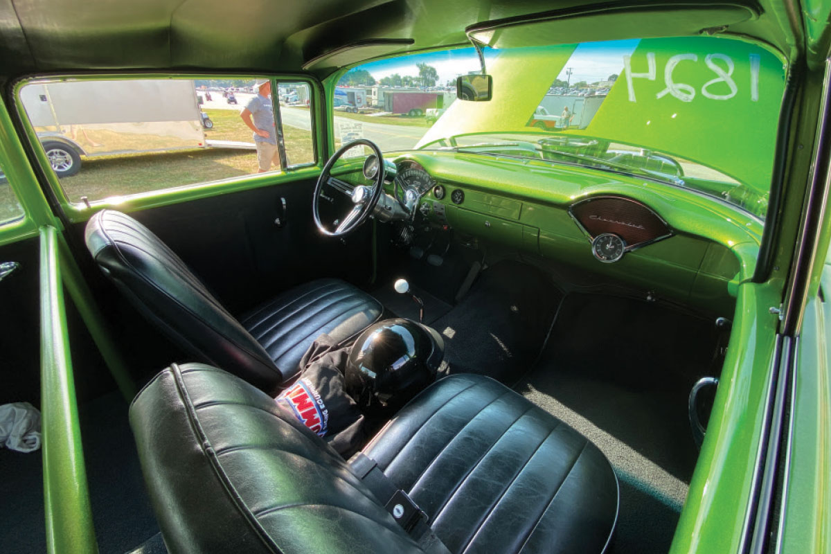 ’55 Chevy Gasser's interior