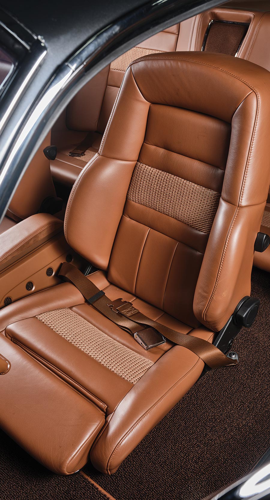 '61 Chevy Impala refurbished seat detailing