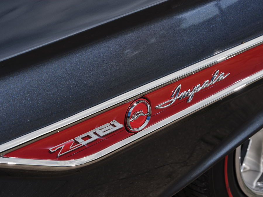 '61 Chevy Impala decal closeup