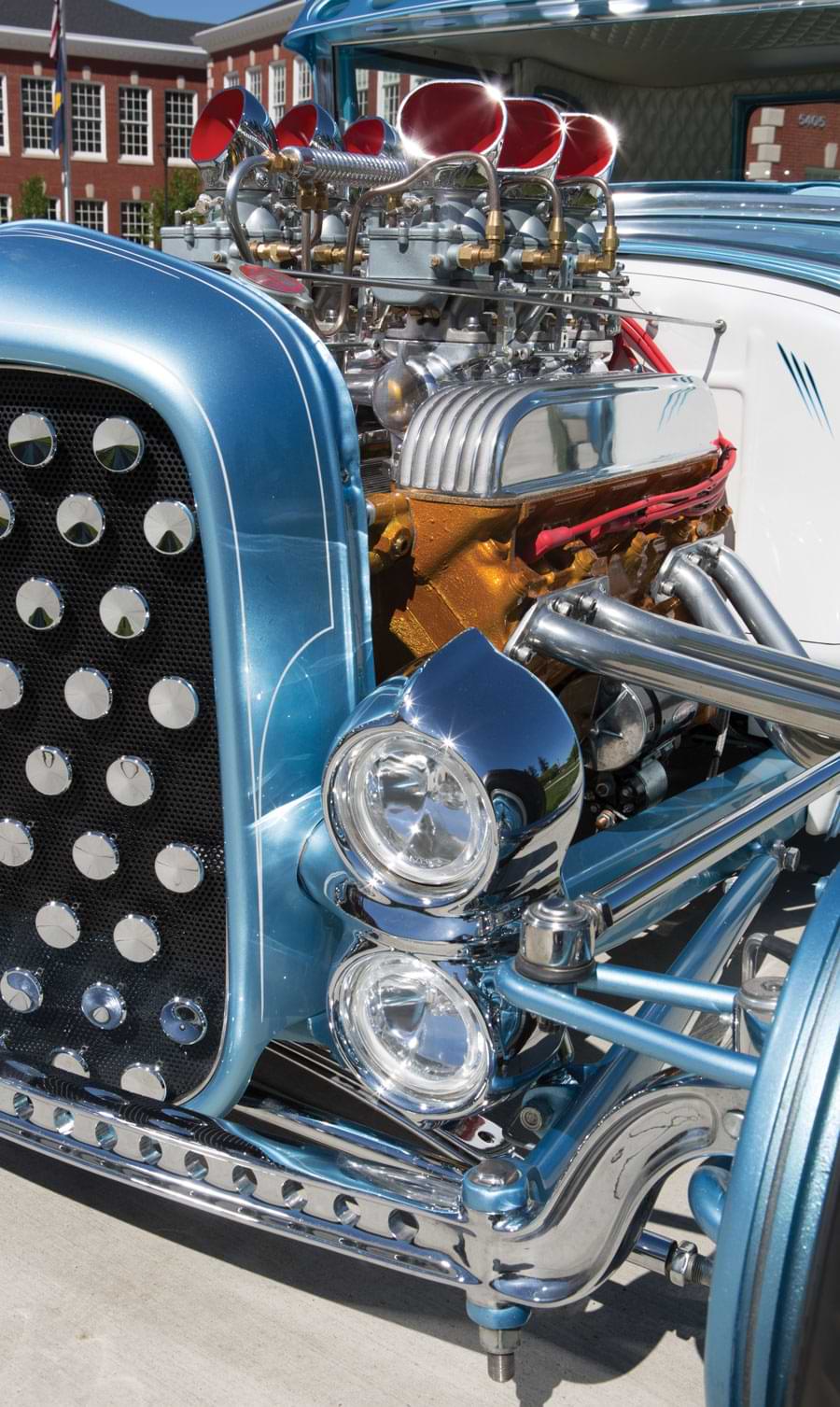 ’31 Ford Model A front end closeup