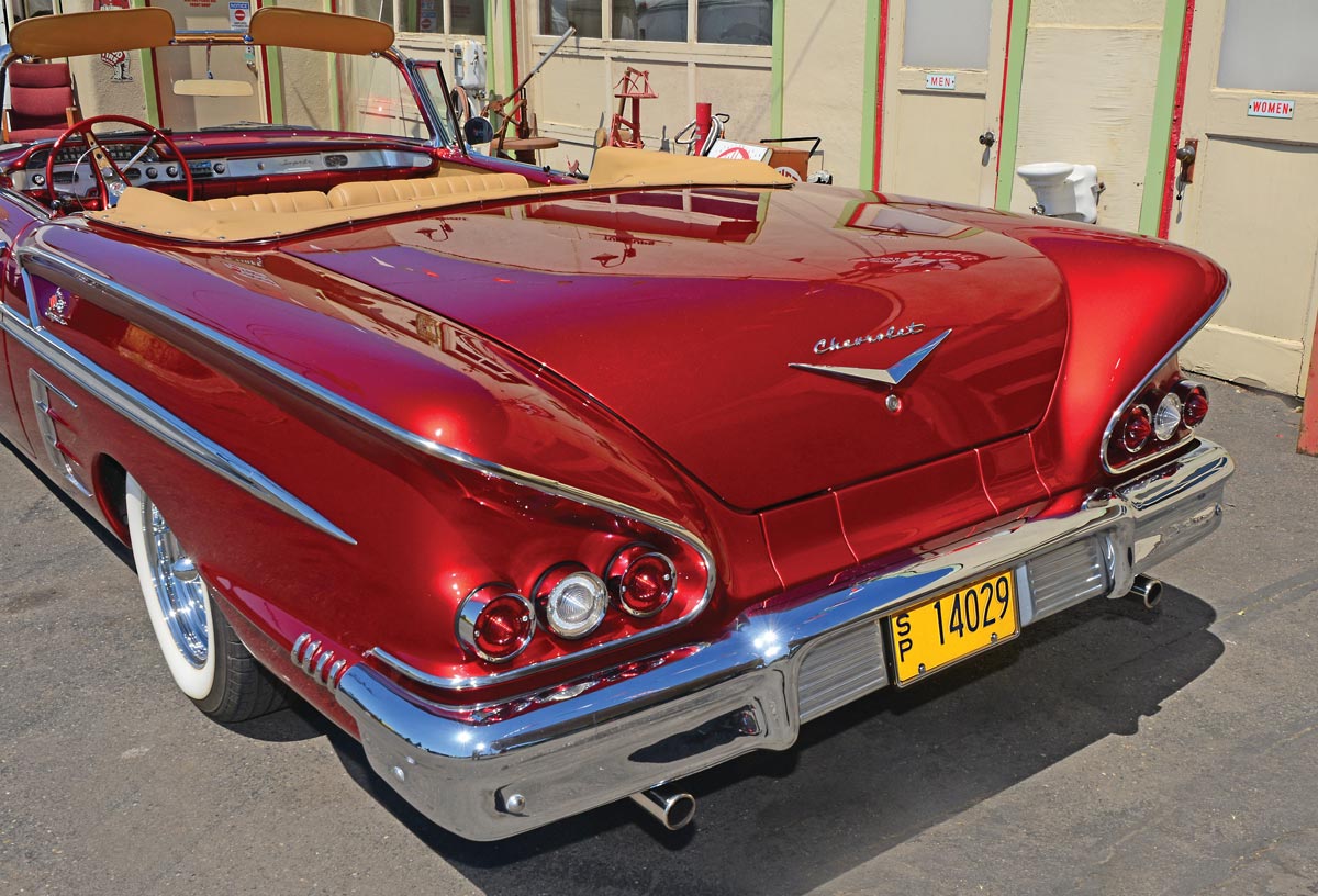 tail end of 1958 Chevy