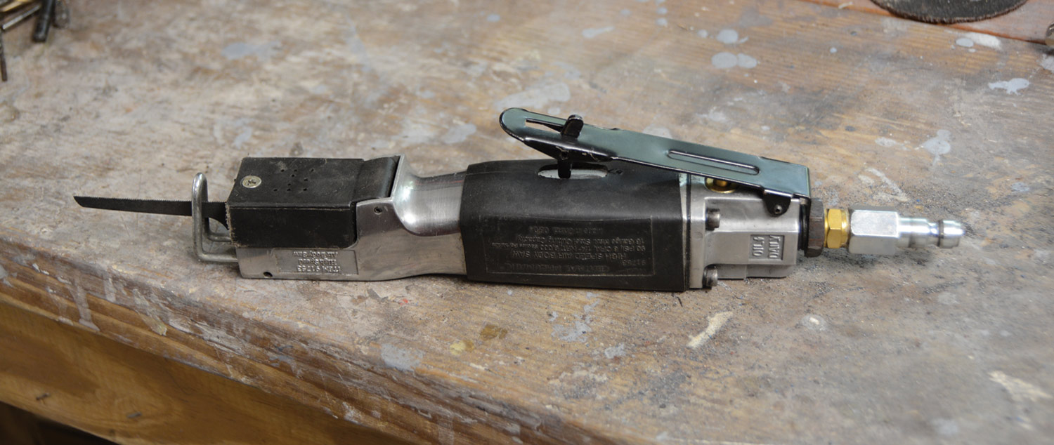 a small pneumatic saw from Harbor Freight