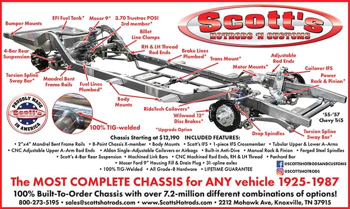Scott's Hotrods 'N Customs Advertisement