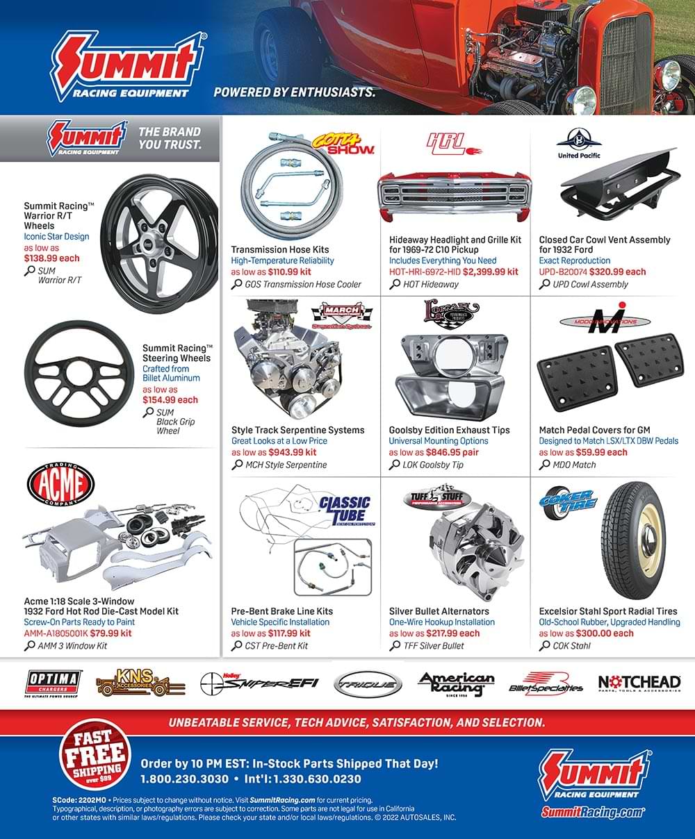 Summit Racing Equipment Advertisement