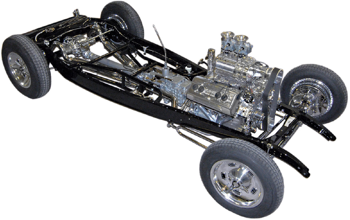 1932 Ford's bottom chassis