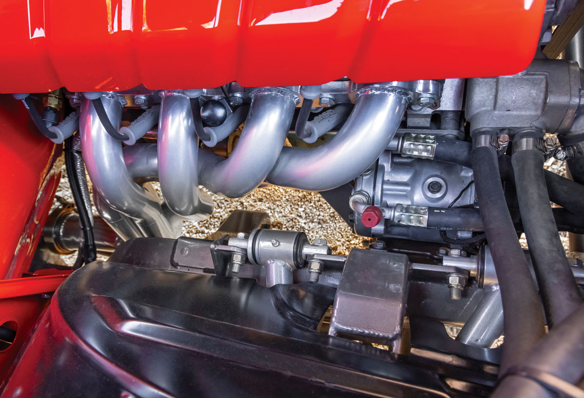 ’57 Chevy Wagon Corvette L57 engine side view