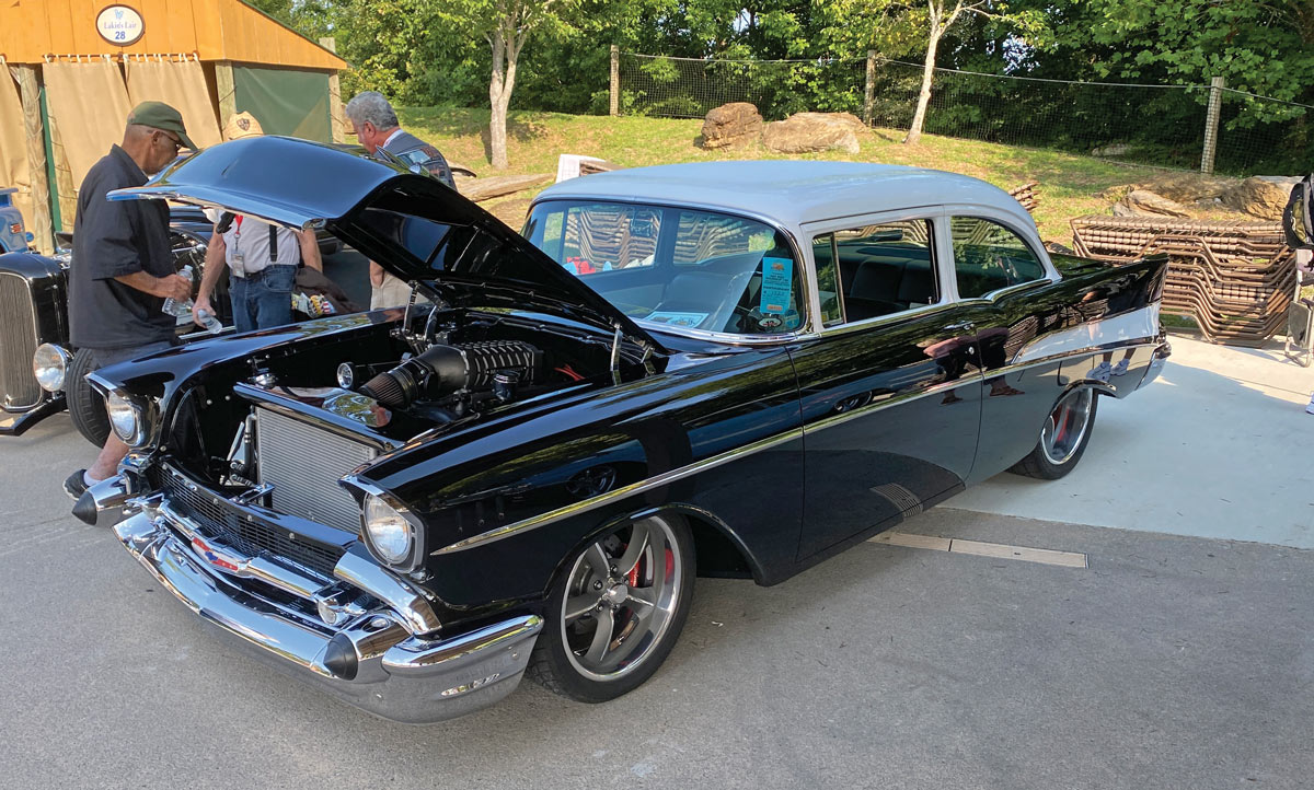 Winner for Engine Excellence went to Mark Shaver for his ’57 Chevy powered by a Magnuson blown 572-inch big-block Chevy