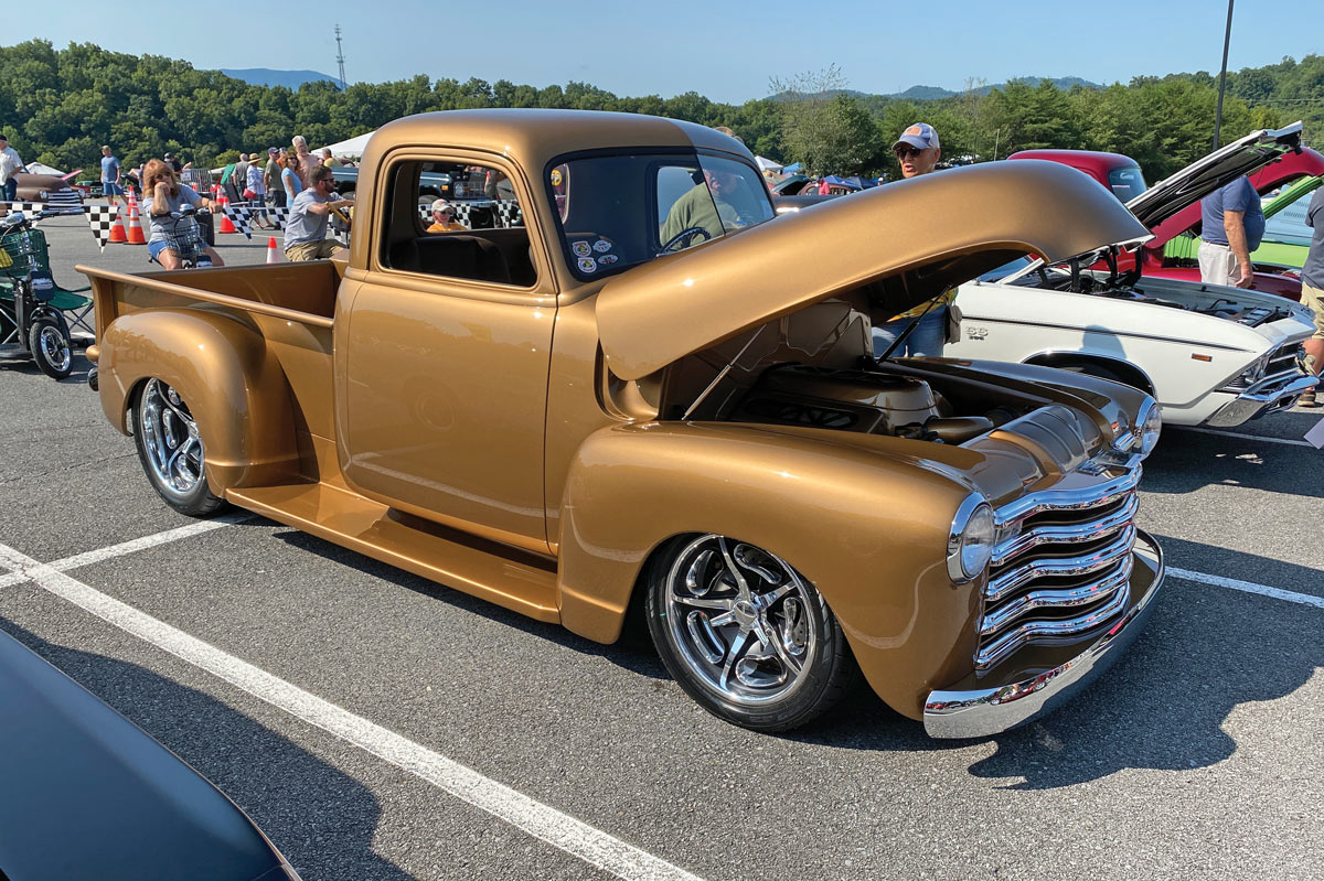 Like trucks? How about this ’50 Chevy pickup belonging to Keith Layne and complete with LS power