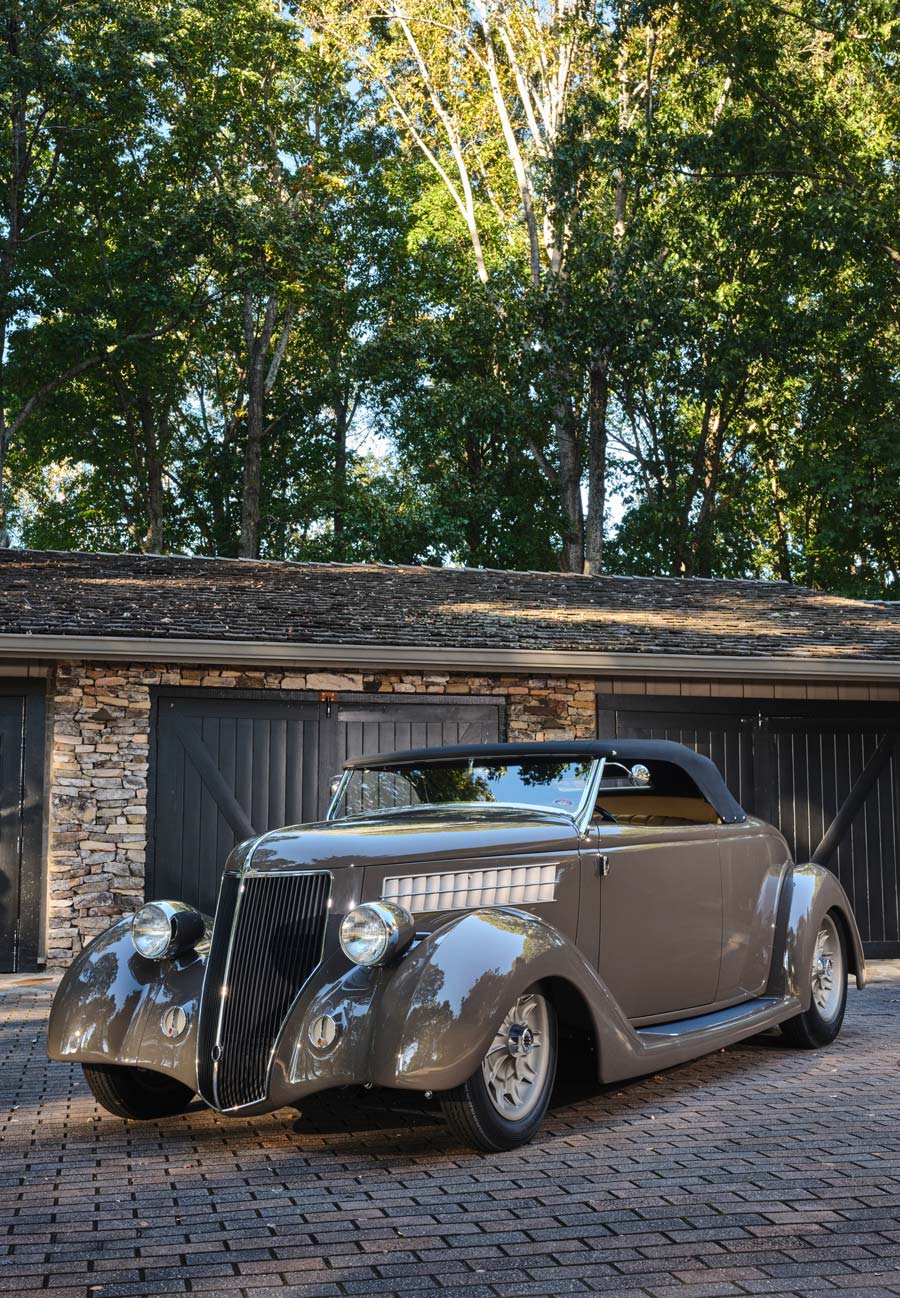 brown 1936 Ford Roadster